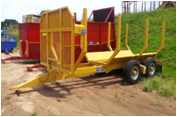 10 and 16 ton timber forwarder